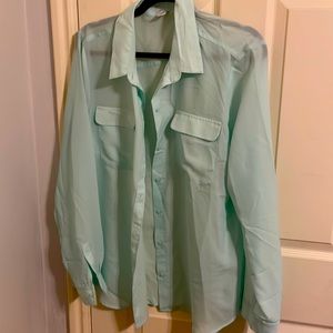 Old navy mint green/light blue button down